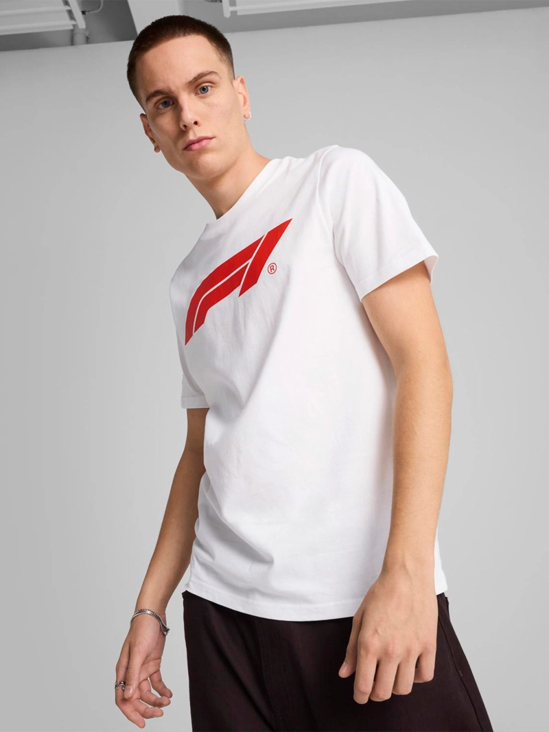 POLERA MANGA CORTA HOMBRE PUMA F1 ESSENTIALS - 1