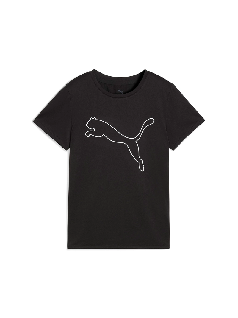 POLERA MUJER PUMA 525892 ALGODÓN NEGRO MANGA CORTA TRAIN ALL DAY ESSENTIALS - 4