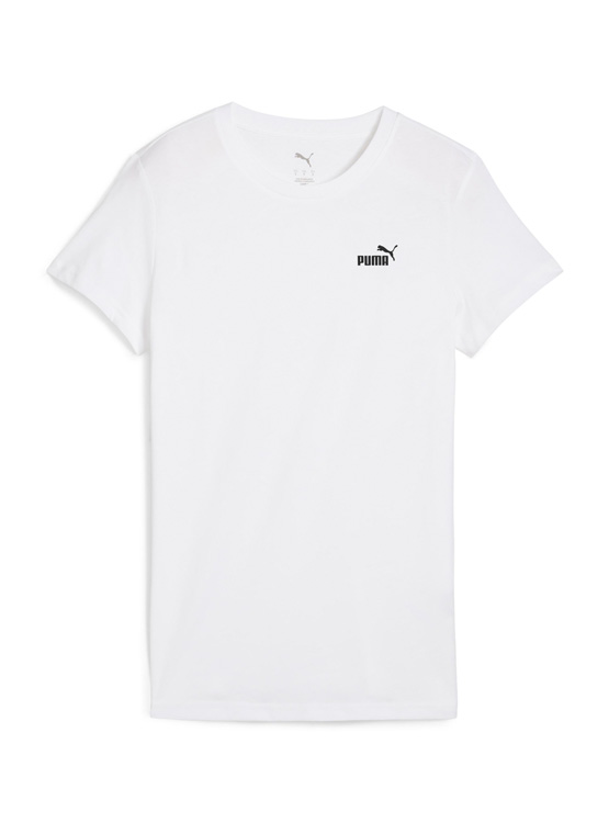 POLERA ALGODÓN MANGA CORTA MUJER PUMA ESSENTIALS NO.1 LOGO PEQUEÑO - 4
