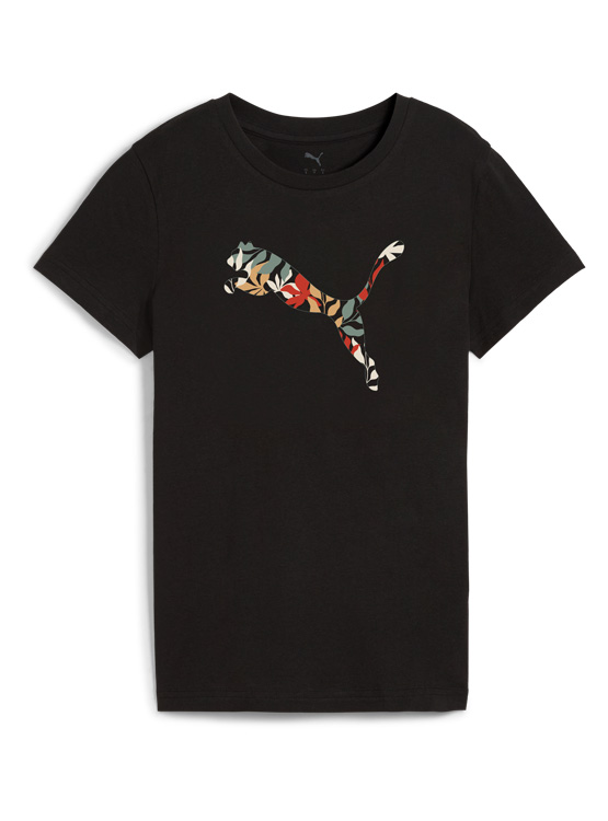 POLERA ALGODÓN MANGA CORTA MUJER PUMA GRPAHICS FLORAL CAT - 4
