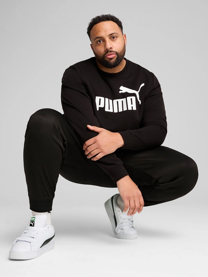 POLERÓN HOMBRE PUMA 682558 NEGRO MANGA LARGA ESSENTIALS NO.1 - 2