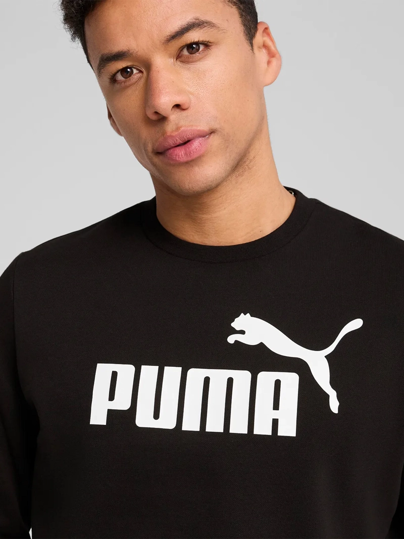 POLERÓN HOMBRE PUMA 682558 NEGRO MANGA LARGA ESSENTIALS NO.1 - 5