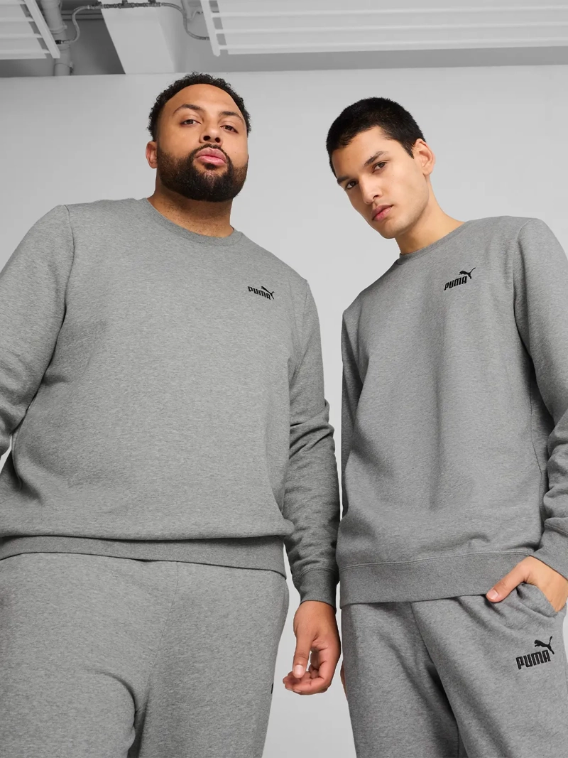 POLERÓN HOMBRE PUMA 682562 GRIS ESS SMALL LOGO CREW FLEECE - 1