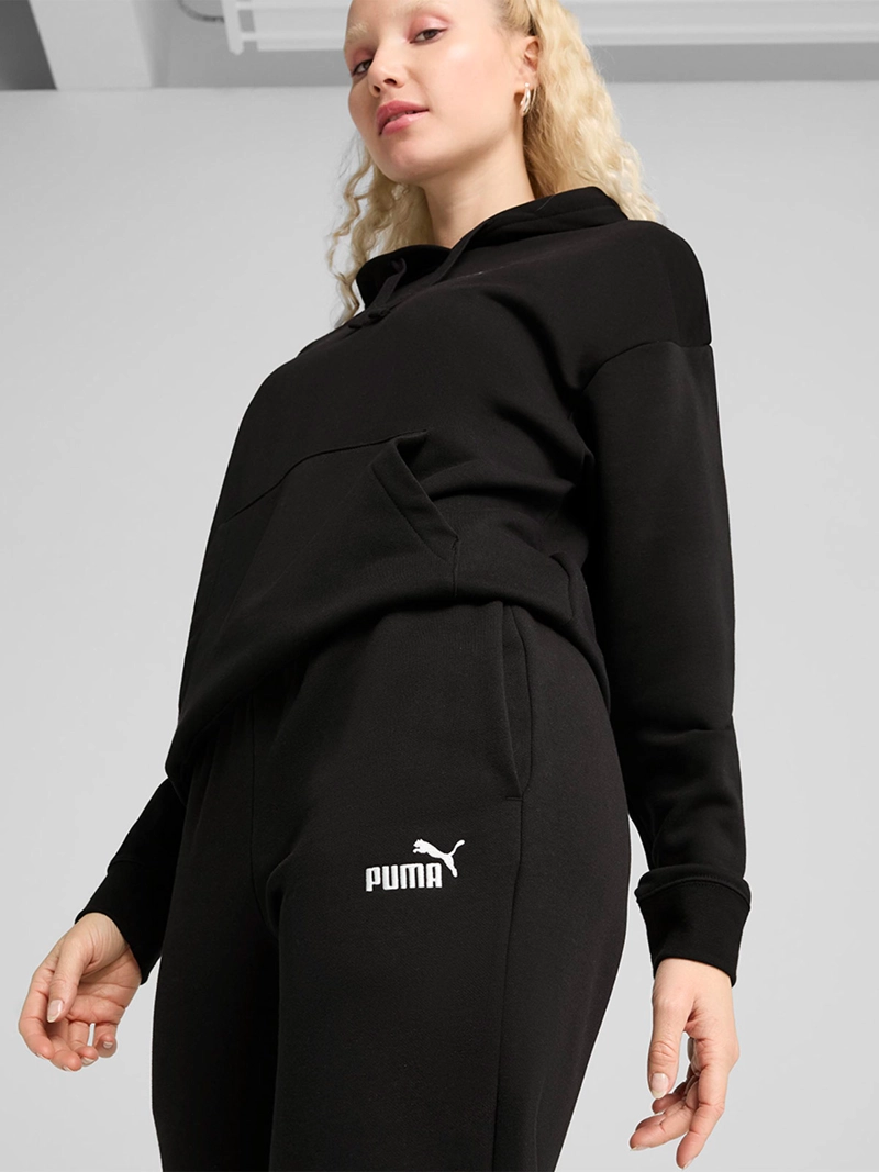 PANTALÓN DE BUZO MUJER PUMA 682448 NEGRO JOGGER ESSENTIALS NO.1 - 4