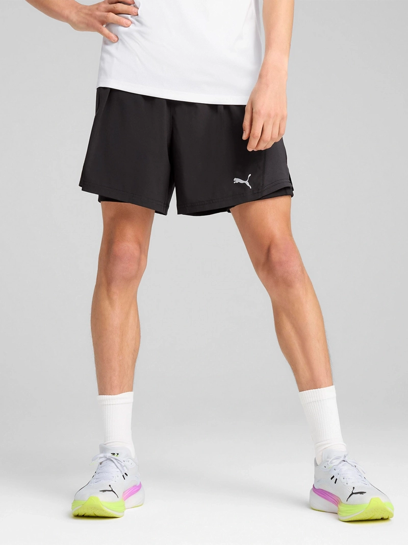SHORT HOMBRE PUMA 526611 NEGRO RUN VELOCITY - 1