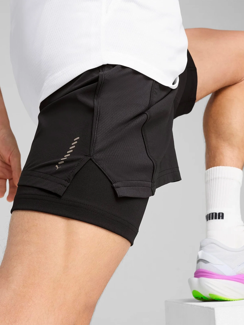 SHORT HOMBRE PUMA 526611 NEGRO RUN VELOCITY - 3