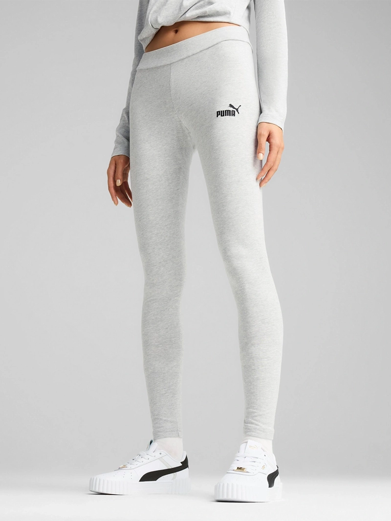 CALZA MUJER PUMA 682422 GRIS LARGA ESSENTIAS NO.1 - 1