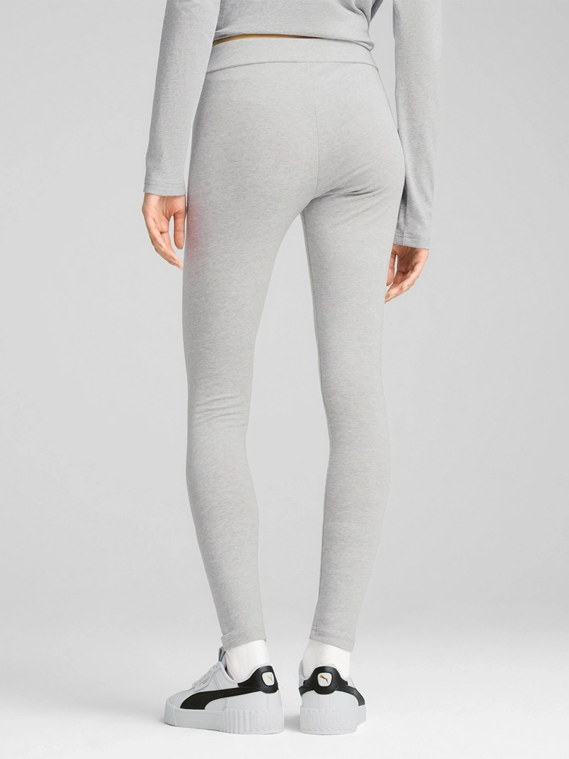 CALZA MUJER PUMA 682422 GRIS LARGA ESSENTIAS NO.1 - 2