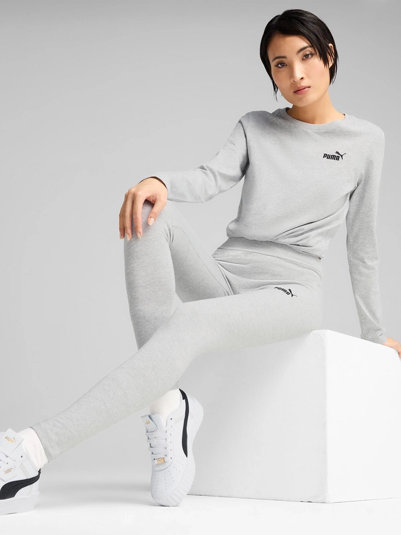CALZA MUJER PUMA 682422 GRIS LARGA ESSENTIAS NO.1 - 3