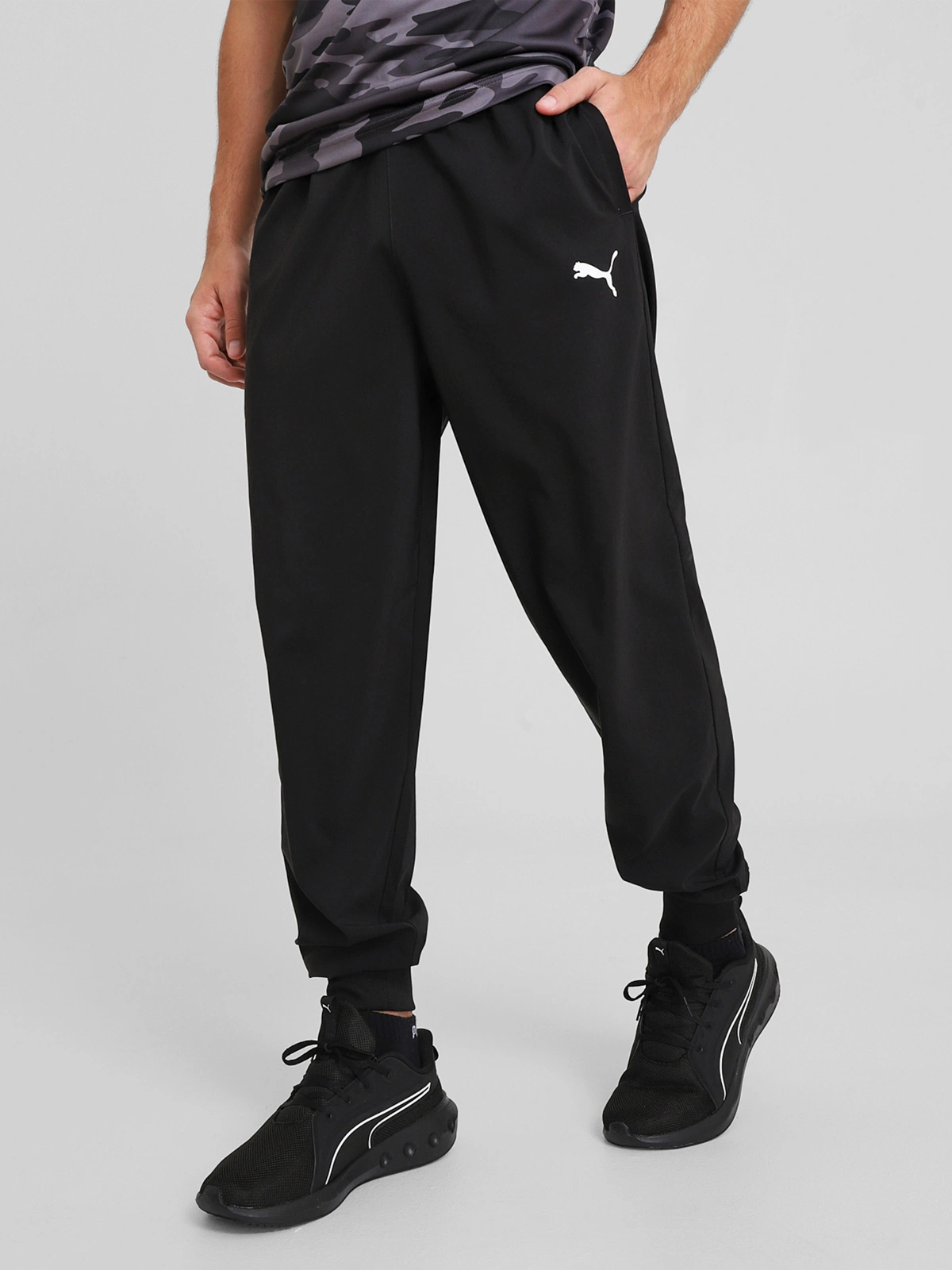PUMA PANTALÓN DE BUZO HOMBRE PUMA 527045 NEGRO TRAIN ESS JOGGER