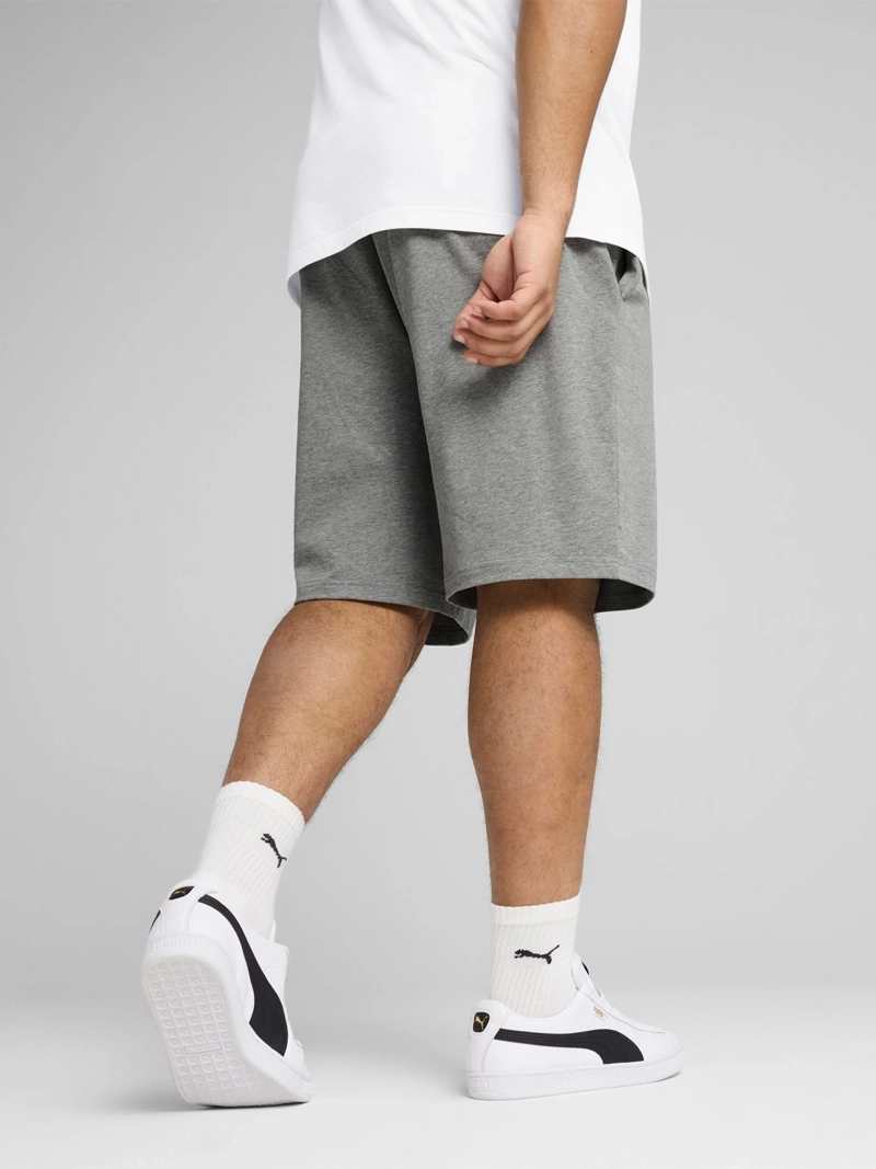 SHORT HOMBRE PUMA 682600 ALGODÓN GRIS ESSENTIALS 10'' CON LOGO N.1 - 3