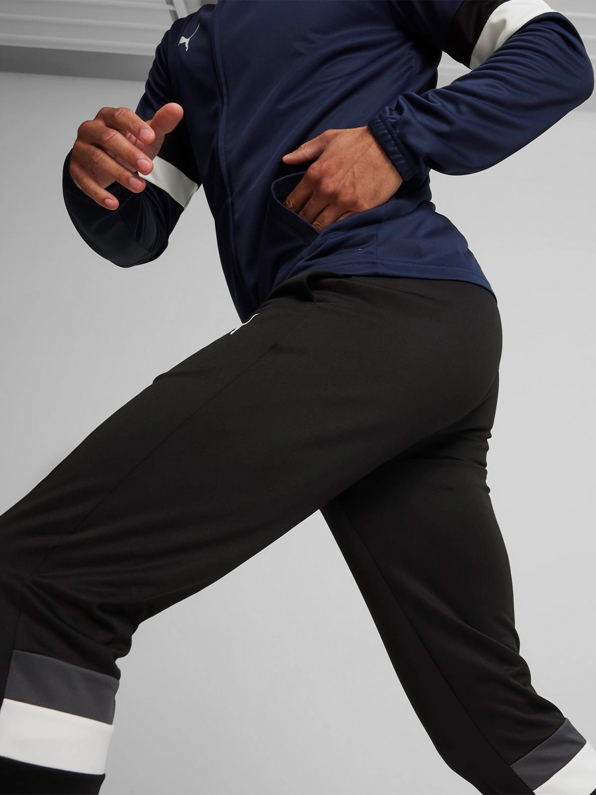 CONJUNTO HOMBRE PUMA 658653 AZUL DEPORTIVO TEAMRISE - 4