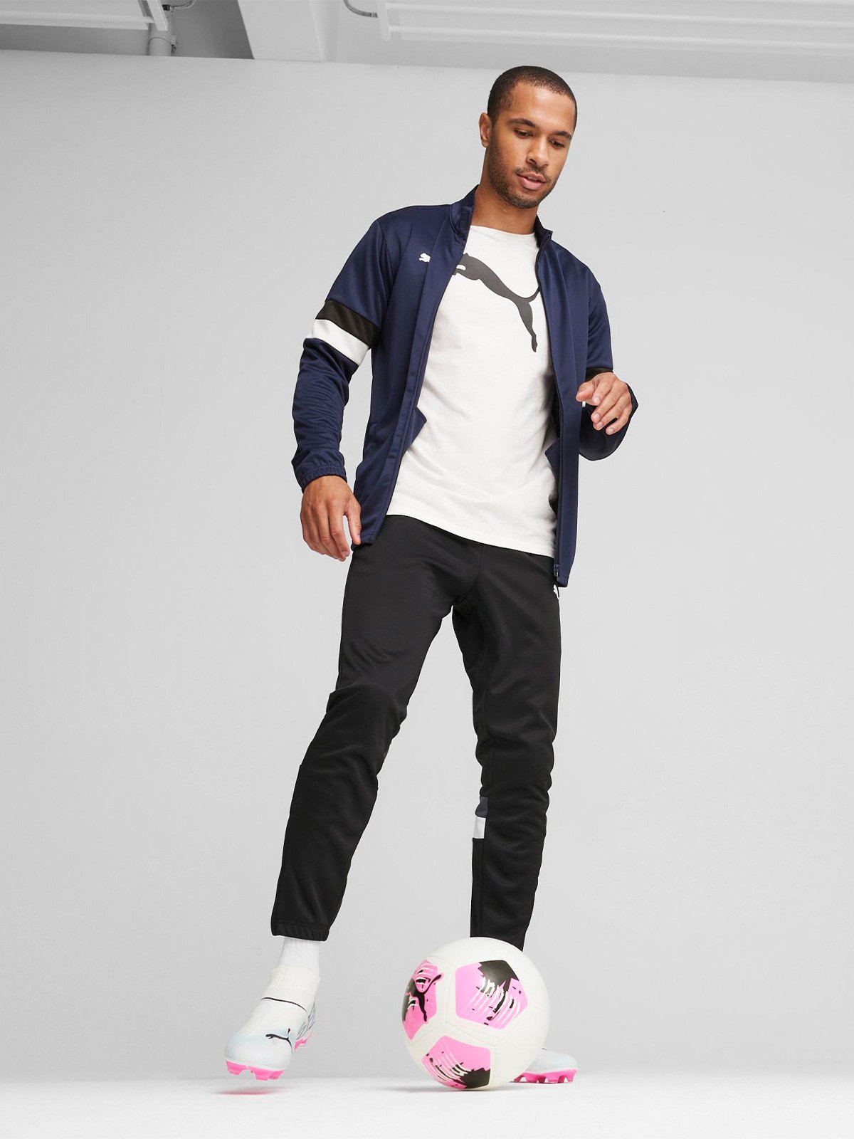 CONJUNTO HOMBRE PUMA 658653 AZUL DEPORTIVO TEAMRISE - 5