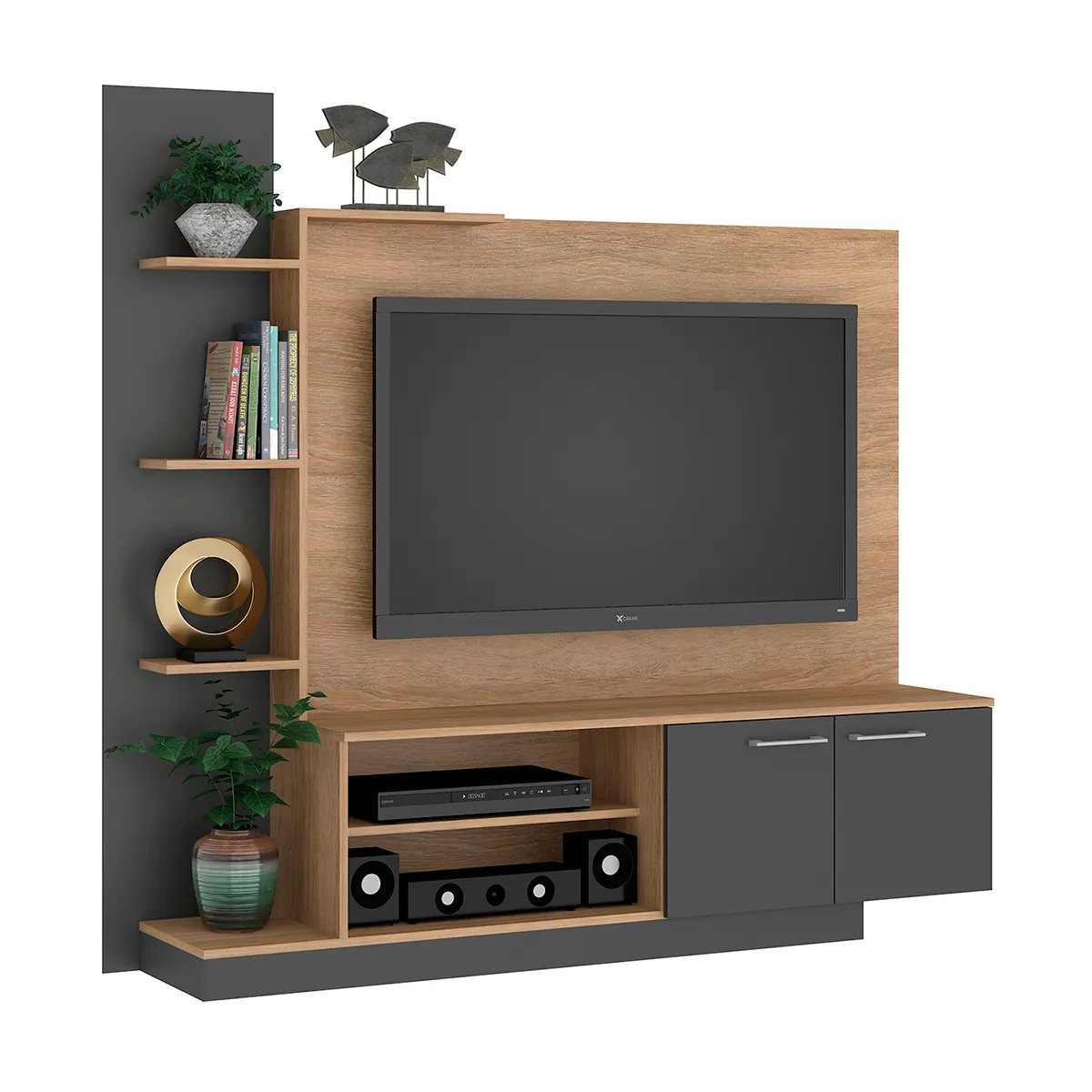RACK TV VEKKA HOME REINA NEGRO 55" - 3
