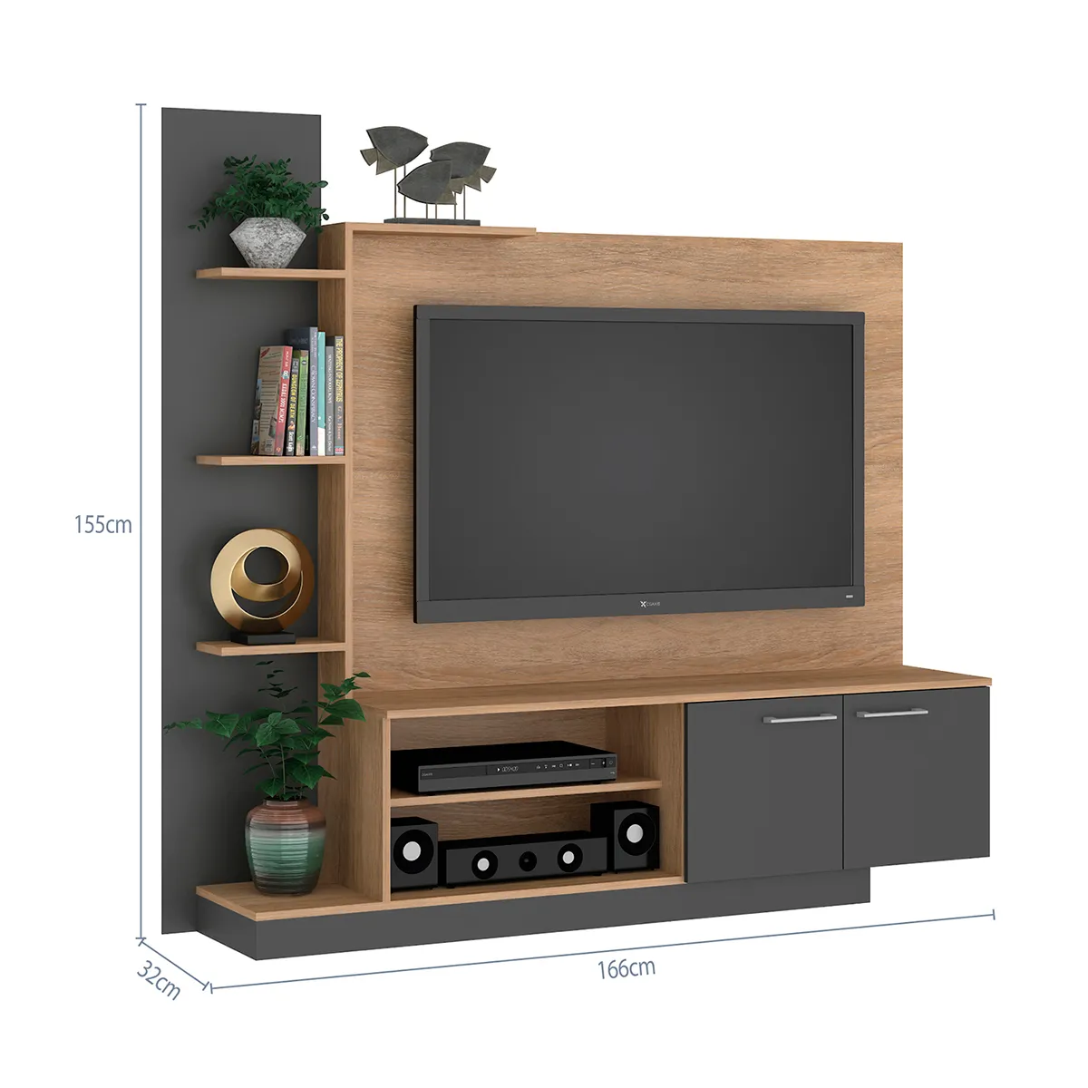 RACK TV VEKKA HOME REINA NEGRO 55" - 7