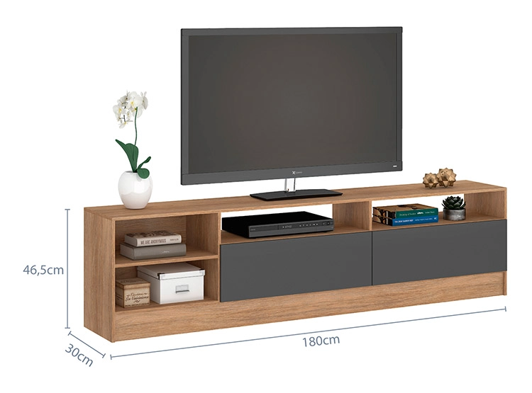 RACK TV VEKKA HOME MOYAN 75" 2P NEGRO - 7