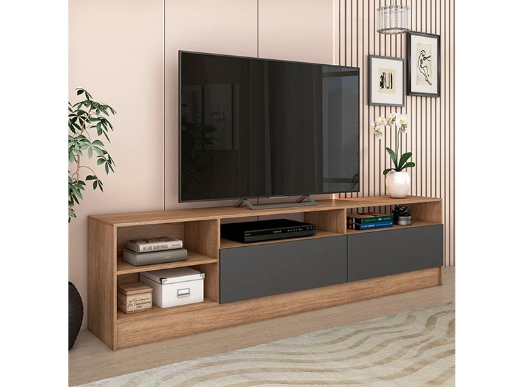 RACK TV VEKKA HOME MOYAN 75" 2P NEGRO - 8