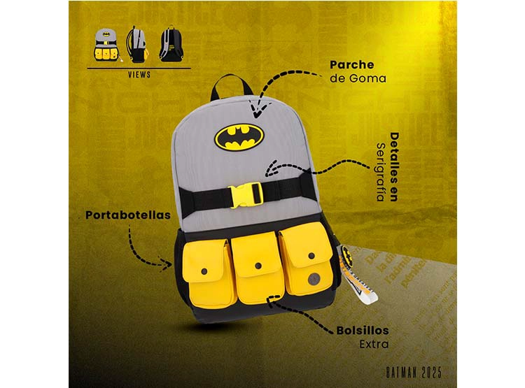 MOCHILA DC COMICS JUVENIL                          - 10