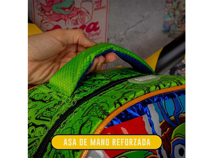MOCHILA TORTUGAS NINJA INFANTIL                     - 12