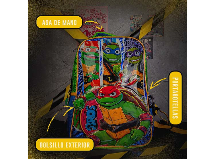 MOCHILA TORTUGAS NINJA INFANTIL                     - 9