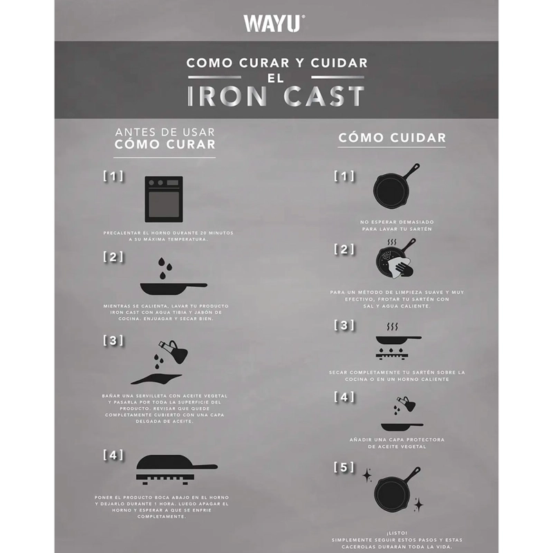 SARTÉN WAYU IRON CAST 24CM - 4
