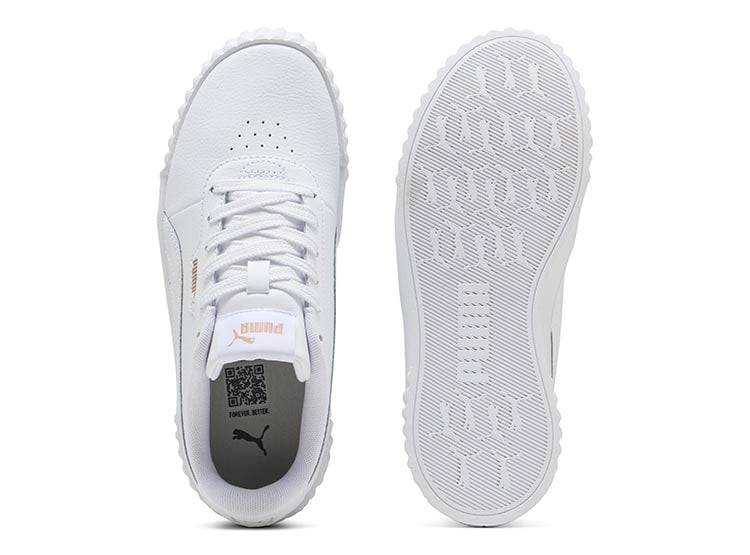 ZAPATILLAS ESCOLARES UNISEX PUMA BLANCO CARINA 3.0 JR - 3