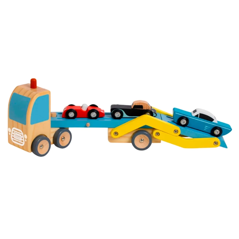 JUEGO DIDÁCTICO KIDSCOOL MULTICOLOR CAMIÓN REMOLCADOR DE AUTOS - 1