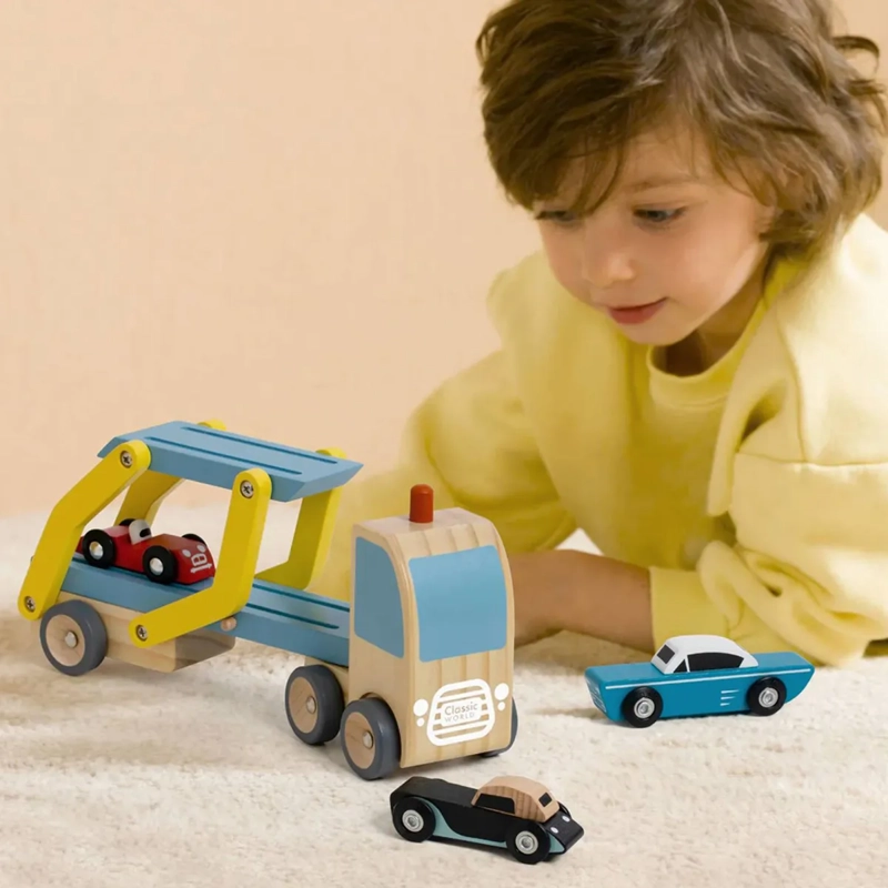 JUEGO DIDÁCTICO KIDSCOOL MULTICOLOR CAMIÓN REMOLCADOR DE AUTOS - 2