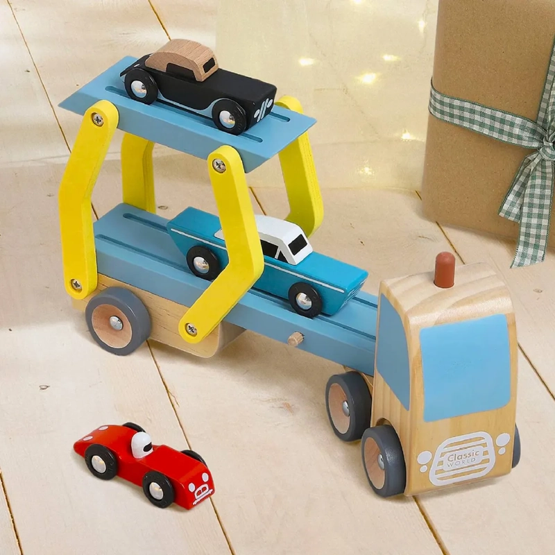 JUEGO DIDÁCTICO KIDSCOOL MULTICOLOR CAMIÓN REMOLCADOR DE AUTOS - 3