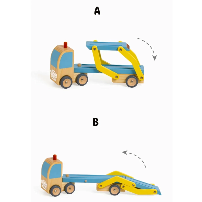 JUEGO DIDÁCTICO KIDSCOOL MULTICOLOR CAMIÓN REMOLCADOR DE AUTOS - 4