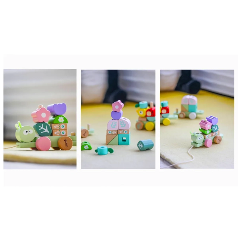 JUEGO DE ARRASTRE KIDSCOOL MULTICOLOR JUNGLA FELIZ - 4