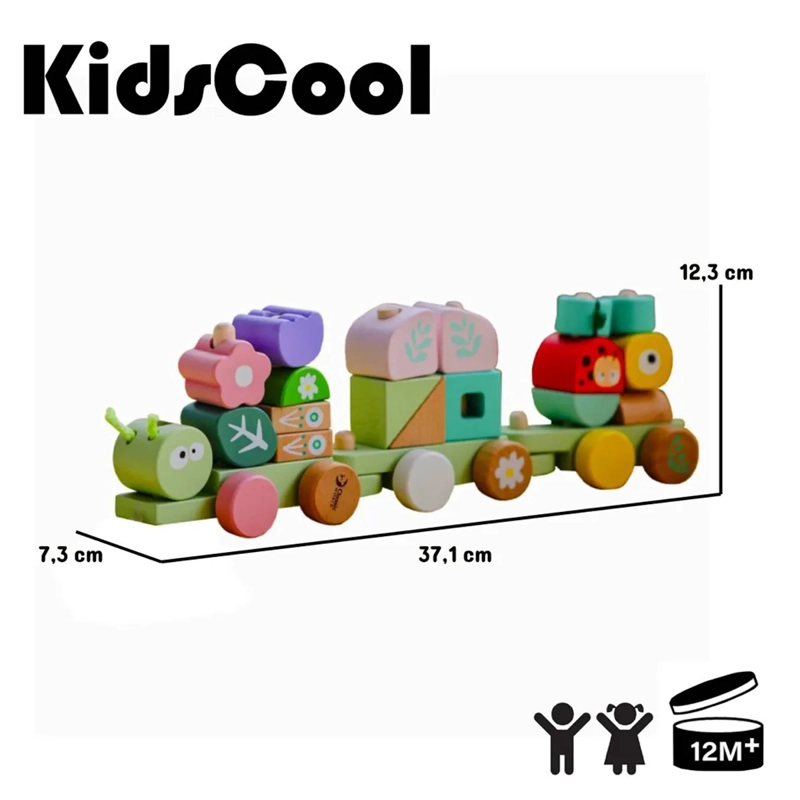JUEGO DE ARRASTRE KIDSCOOL MULTICOLOR JUNGLA FELIZ - 7