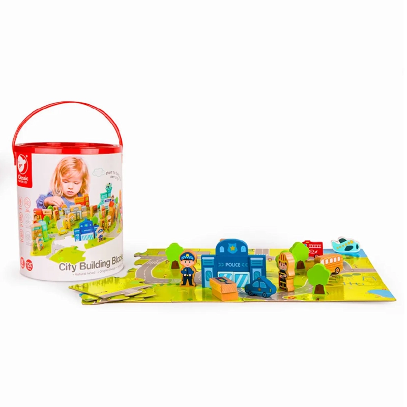 JUEGO DE CONSTRUCCIÓN KIDSCOOL MULTICOLOR CIUDAD FELIZ - 5