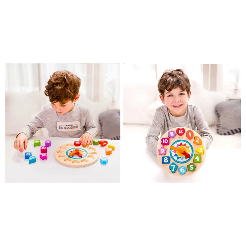 JUEGO DIDACTICO KIDSCOOL MULTICOLOR RELOJ TIC-TAC - 2
