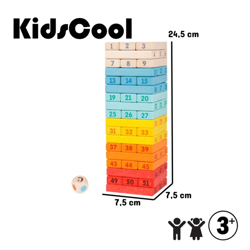 JUEGO DIDACTICO KIDSCOOL MULTICOLOR TORRE - 6