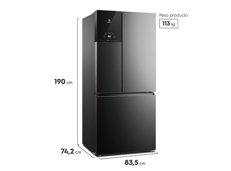 REFRIGERADOR FRENCH DOOR ELECTROLUX 590 L NO FROST IM8B - 2