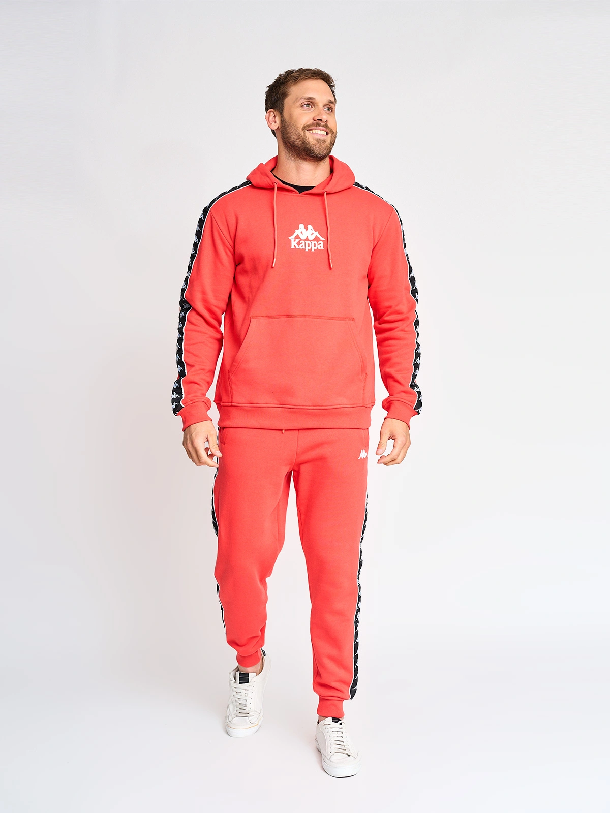 POLERÓN CON CAPUCHA HOMBRE KAPPA KPMPOLI2597 ROJO 2597 - 4