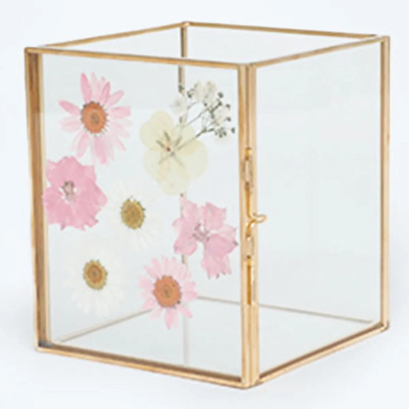 CAJA DECORATIVA RIPLEY HOME SECAS FLORES VIDRIO - 2