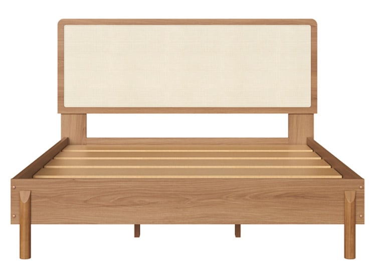 CAMA EUROPEA DECOCASA BALI 2 PLAZAS NATURAL - 1