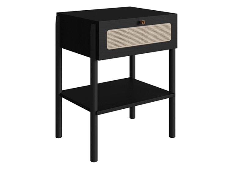 JUEGO DORMITORIO DECOCASA OSLO 1PL NEGRO - 2