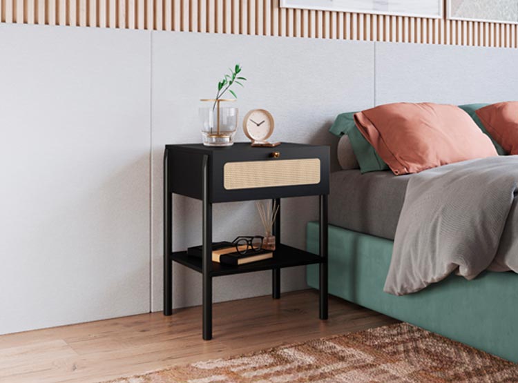VELADOR MAISON LINETT BALI 1C NEGRO - 3