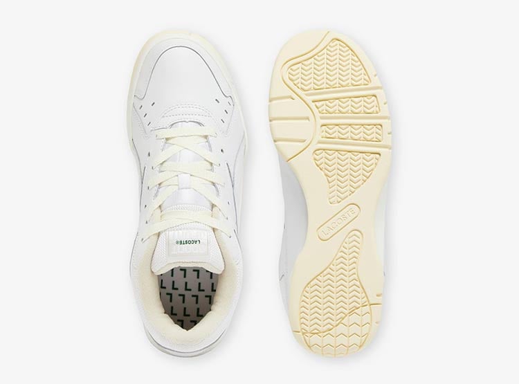 ZAPATILLAS HOMBRE LACOSTE URBANAS BLANCO ACELINE 96 CUERO - 4