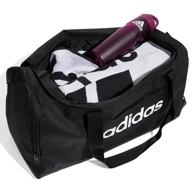 BOLSO DEPORTIVO ADIDAS LINEAR DUFFEL MÉDIUM NEGRO - 2