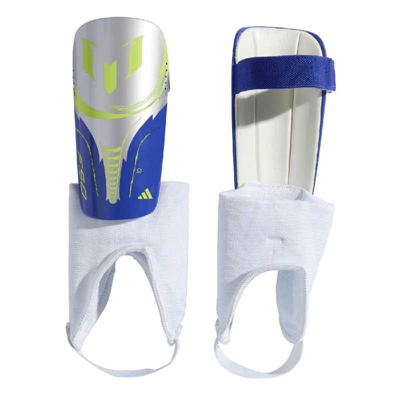 CANILLERAS DE FÚTBOL ADIDAS PLATA MESSI MATCH JR - 1