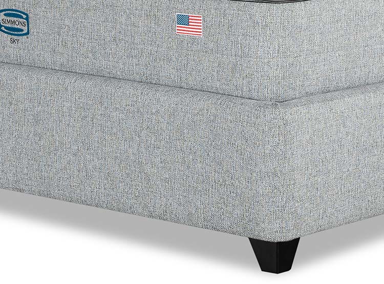 CAMA EUROPEA SIMMONS SKY 2PL B/D + RESPALDO TIGNES - 6