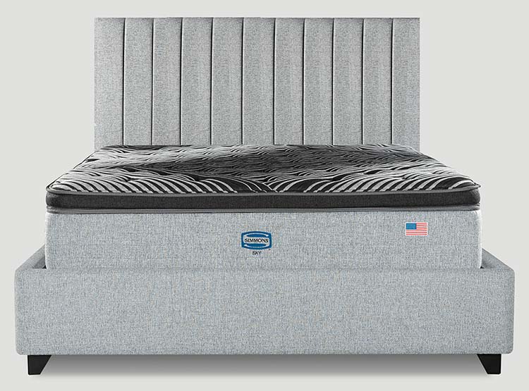 CAMA EUROPEA SIMMONS SKY KING B/D + RESPALDO TIBET - 1