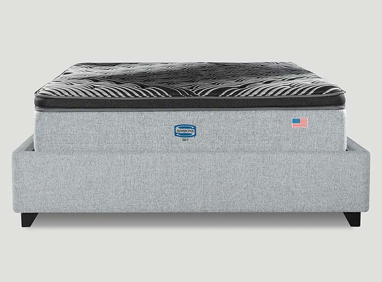 CAMA EUROPEA SIMMONS SKY KING B/D + RESPALDO TIBET - 2