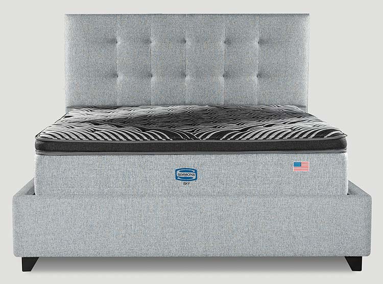 CAMA EUROPEA SIMMONS SKY KING B/D + RESPALDO TIGNES - 1