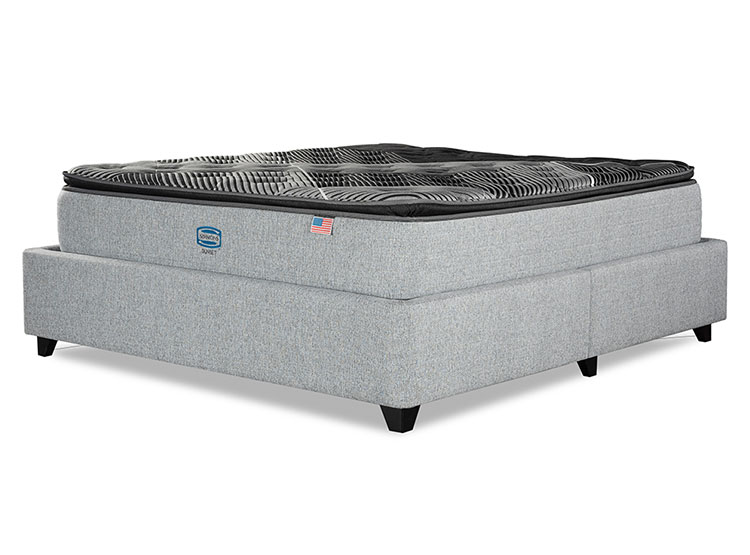 CAMA EUROPEA SIMMONS SUNSET 2PL B/D + RESPALDO TIBET - 4