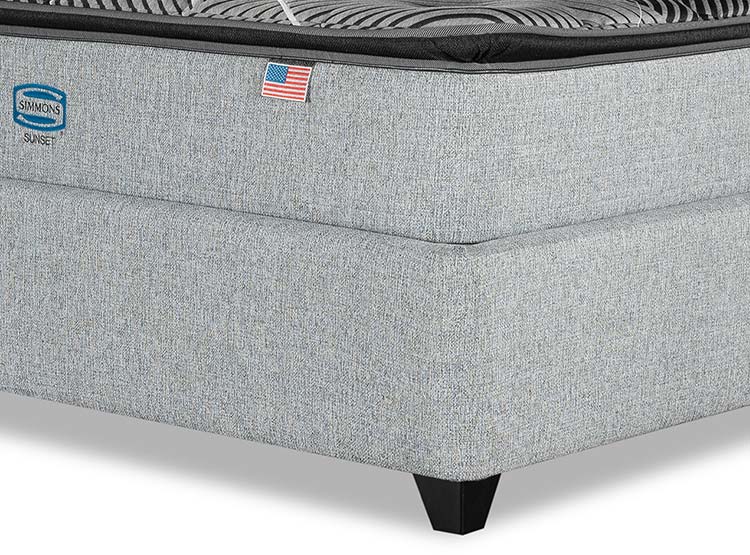 CAMA EUROPEA SIMMONS SUNSET 2PL B/D + RESPALDO TIBET - 6